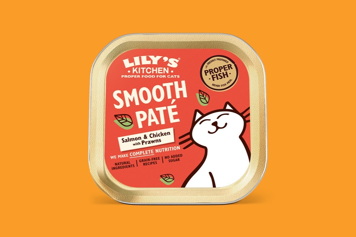 Pâtée pour chats au saumon et au poulet