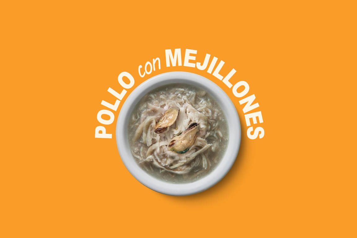 Pollo con mejillones