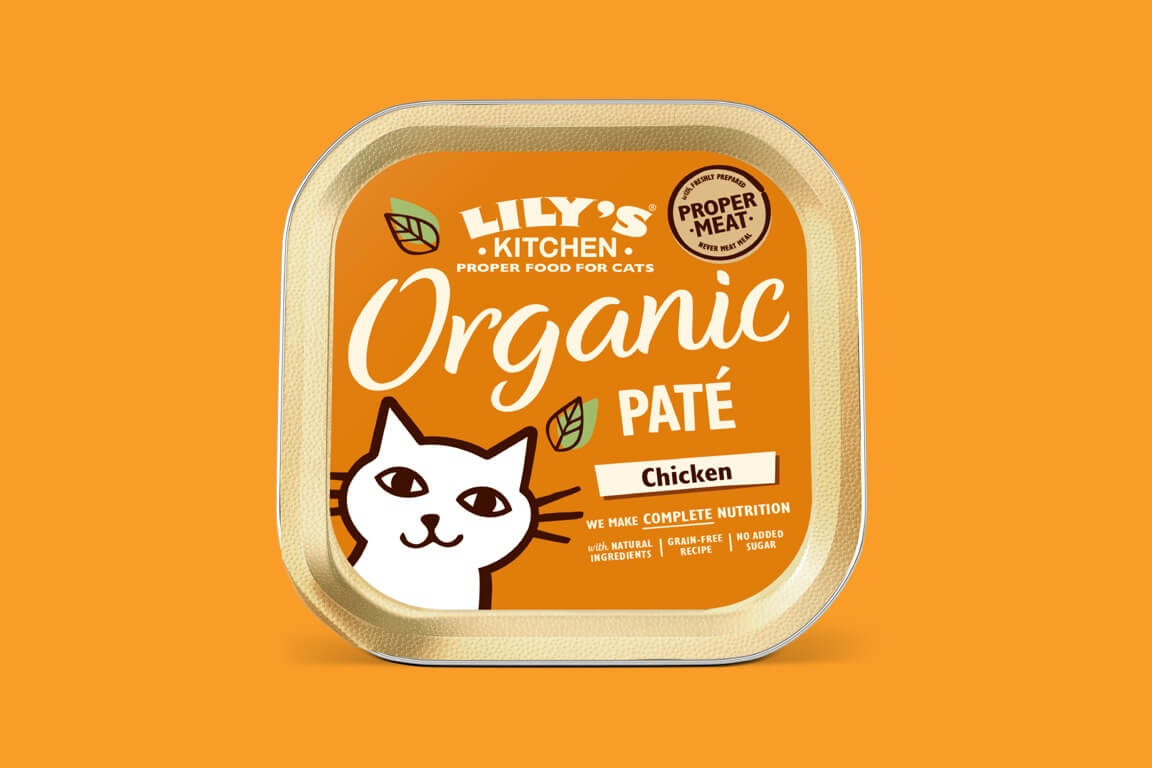 Paté di pollo biologico per gatti