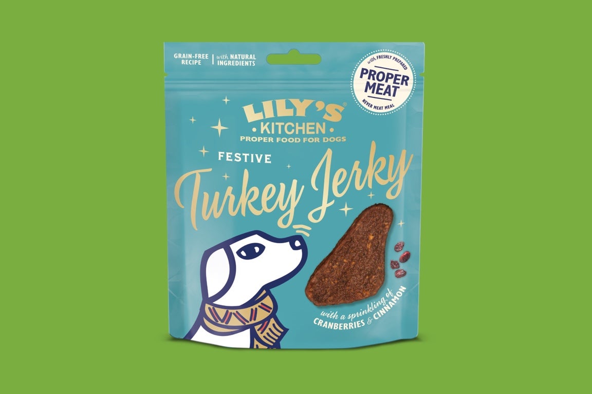 Feestelijke Kalkoenjerky Hondensnacks – 70 g