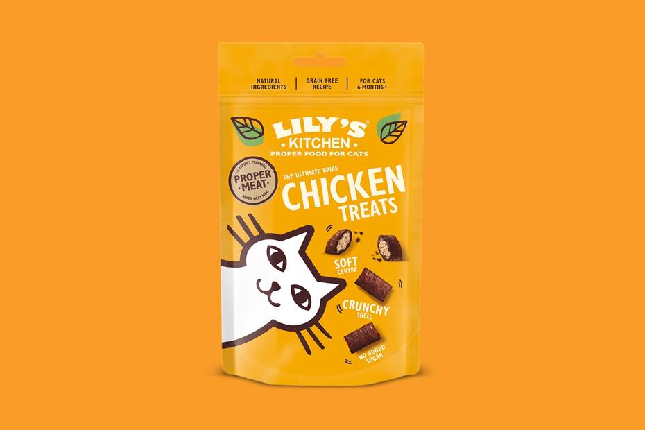 Kattensnacks met kip