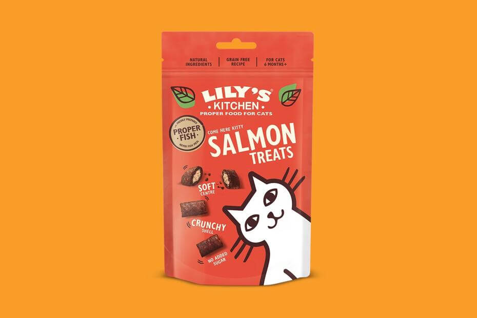 Kattensnacks met zalm