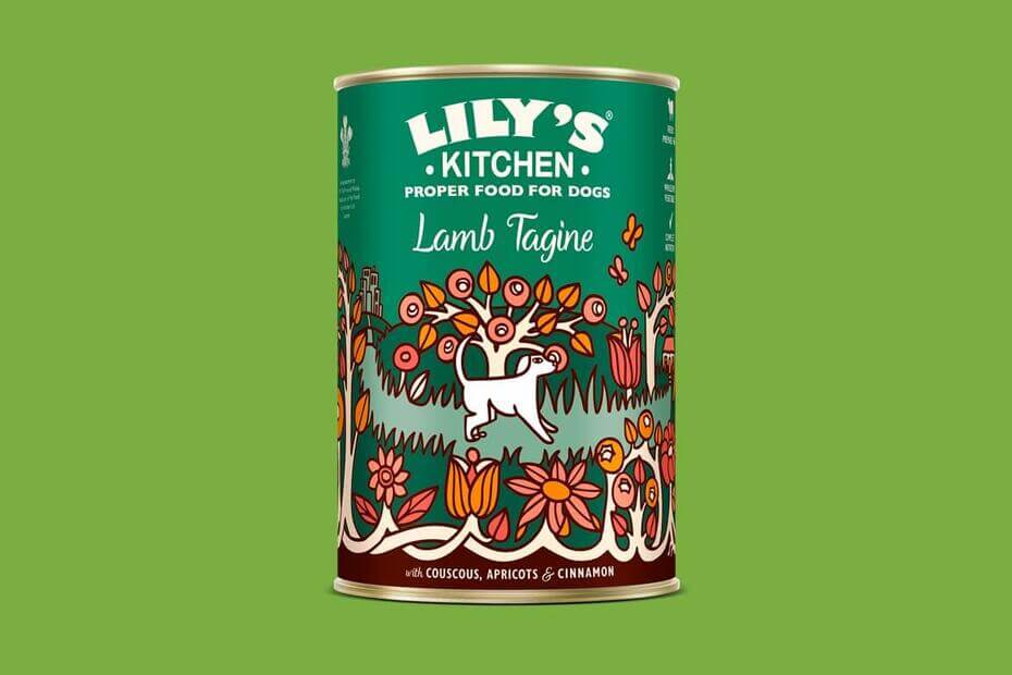 Alimento de verdad para perros de tajín de cordero