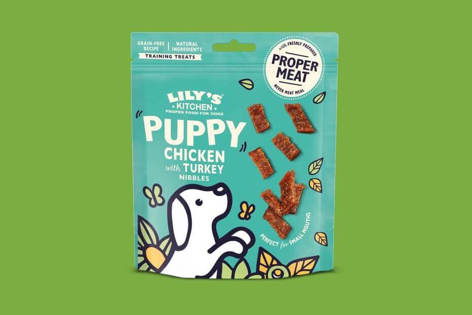 Snack per cuccioli con pollo e tacchino